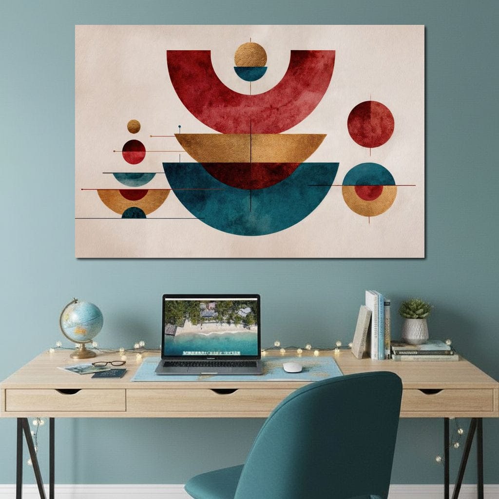 Measured Stillness Canvas Wall Art