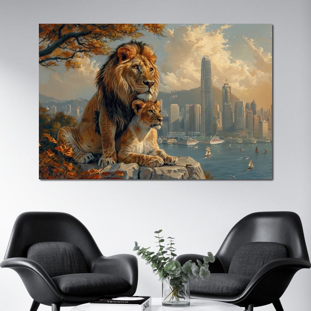 Urban Jungle Sovereigns Canvas Wall Art
