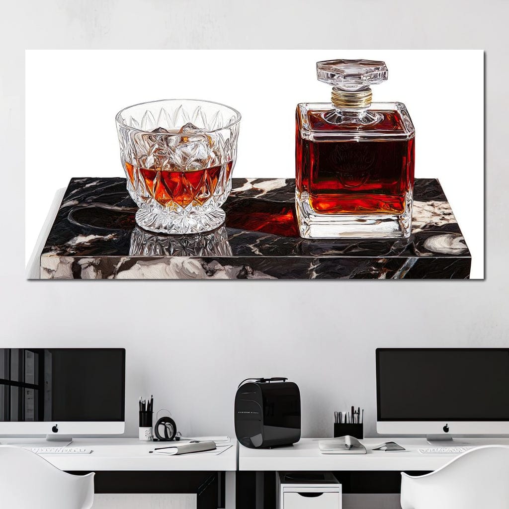 Refined Spirits Elegance Canvas Wall Art