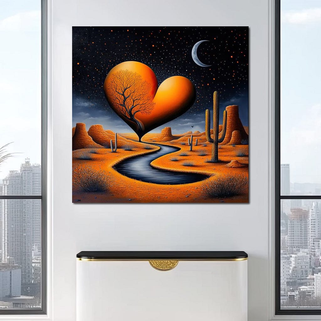 Heart of the Desert Canvas Wall Art