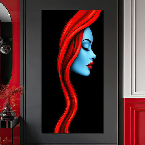 Blueblood Siren Canvas Wall Art