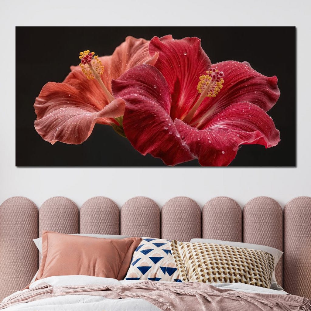 Morning Kiss of Paradise Canvas Wall Art