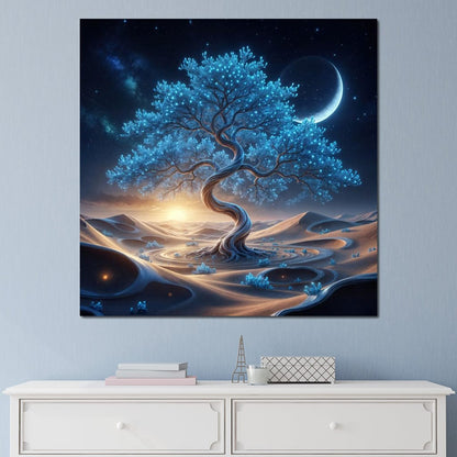 The Celestial Tree Canvas Wall Art