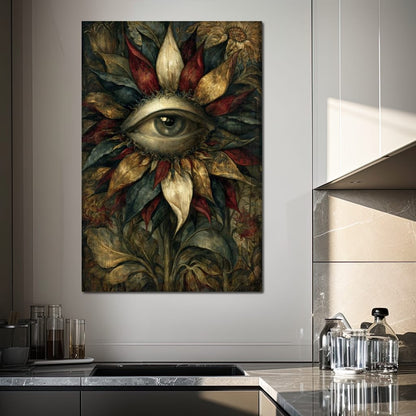 Watchful Petals Of Eternity Canvas Wall Art