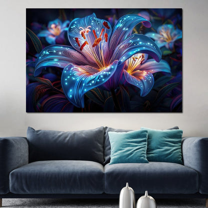 The Radiant Lilyx Canvas Wall Art
