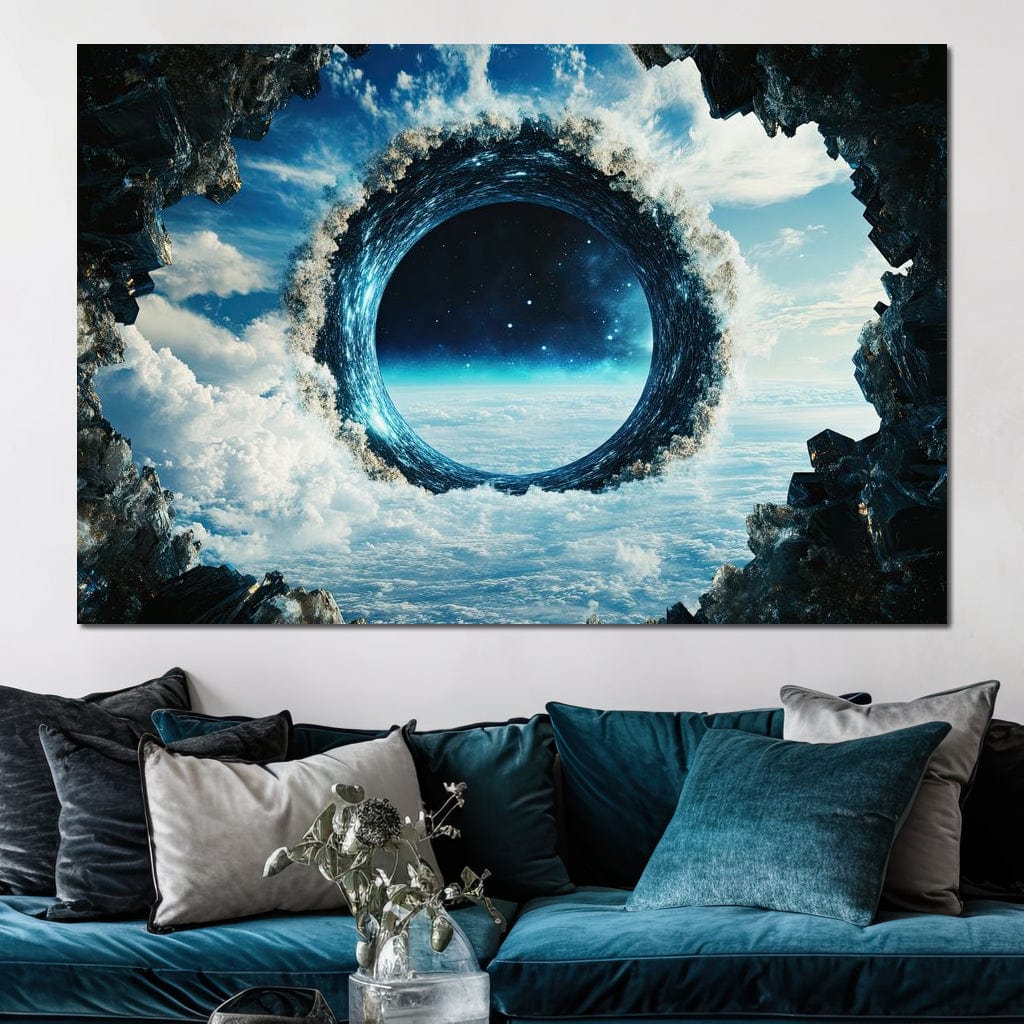 Portal to Celestial Realms Canvas Wall Art