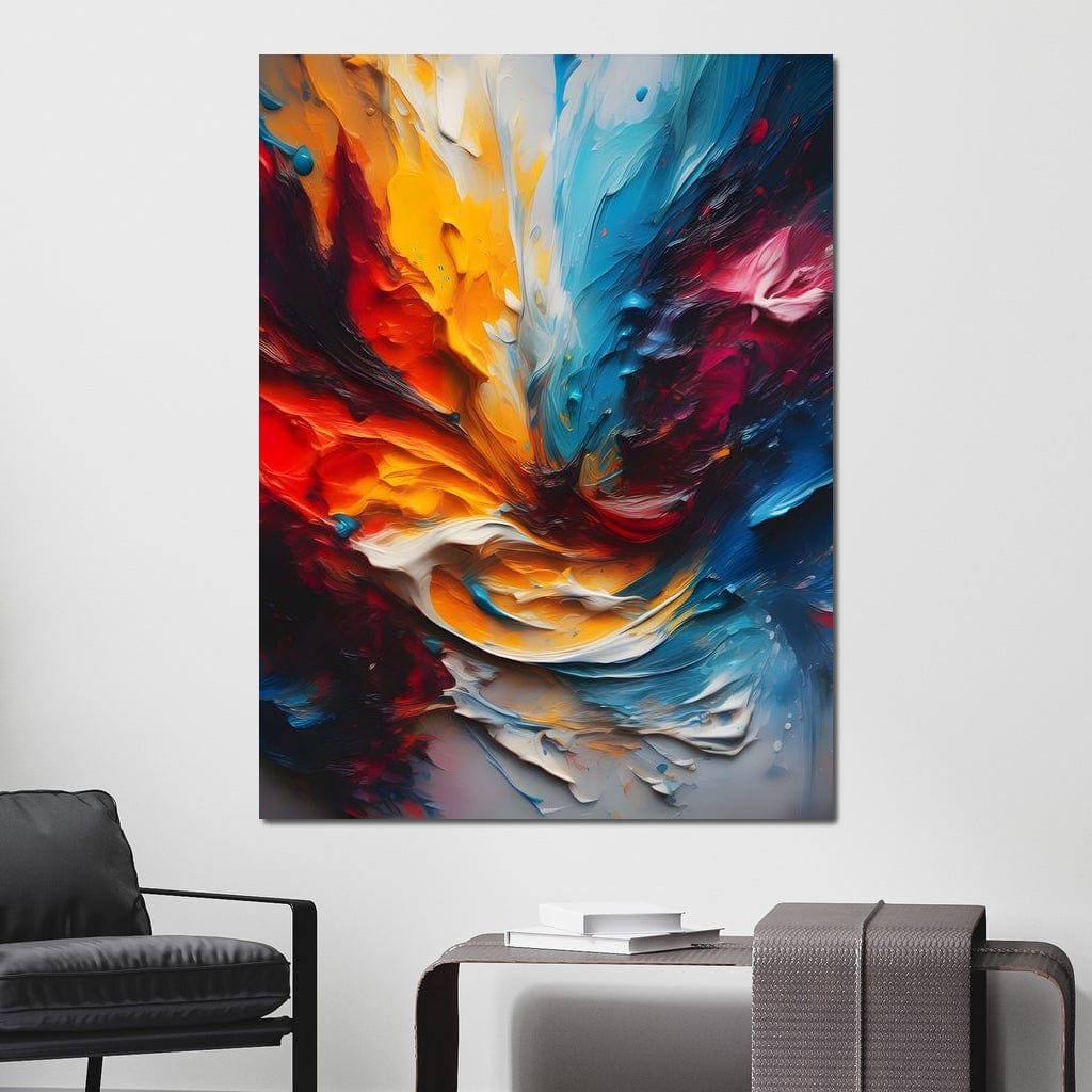 Color Burst Canvas Wall Art