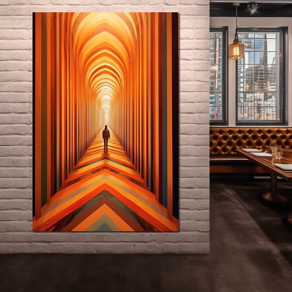 Technicolor Dream Fusion Canvas Wall Art