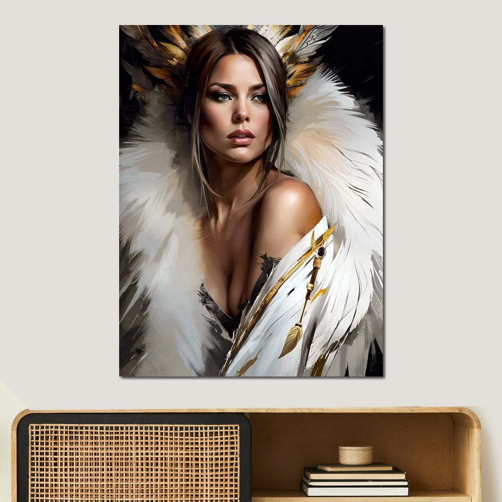 Female Portrait 161 Canvas Wall Art