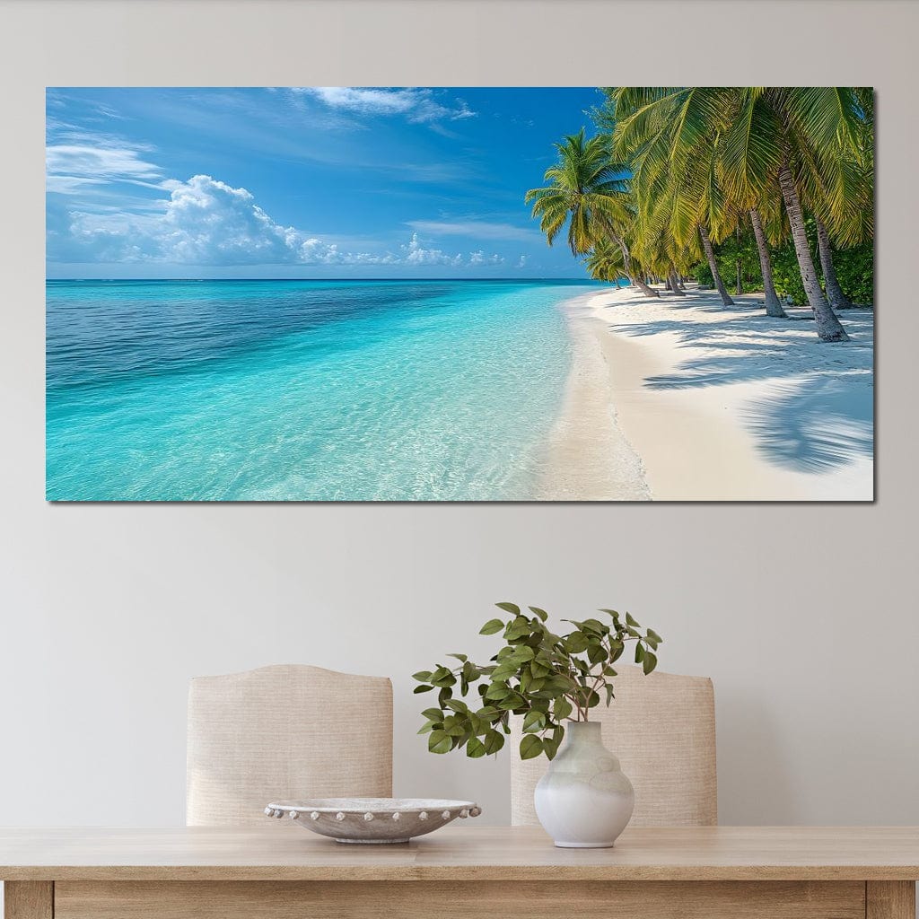 Tropical Shoreline Dreams Canvas Wall Art