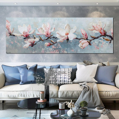 Blossoming Serenity Branches Canvas Wall Art