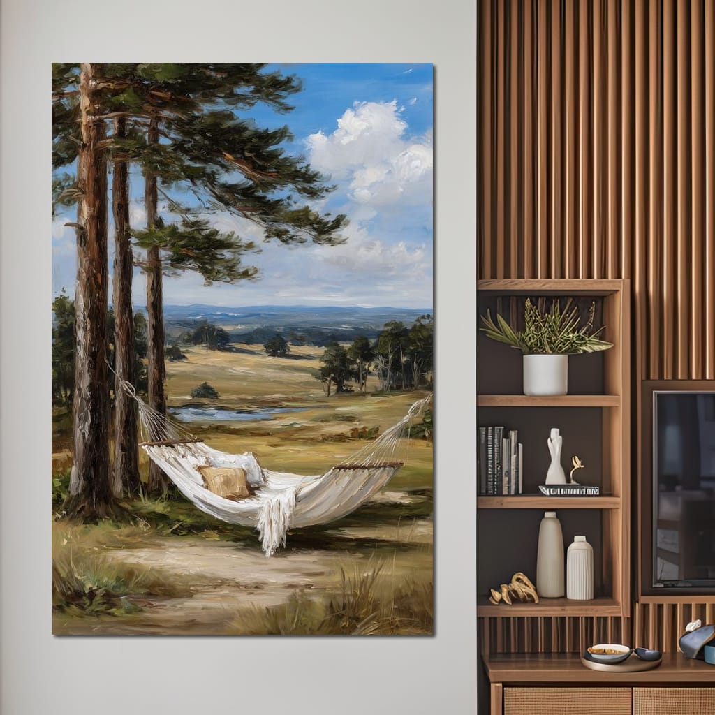 Pine Hammock Country Escape Canvas Wall Art