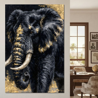 Gilded Majesty of the Wild Canvas Wall Art