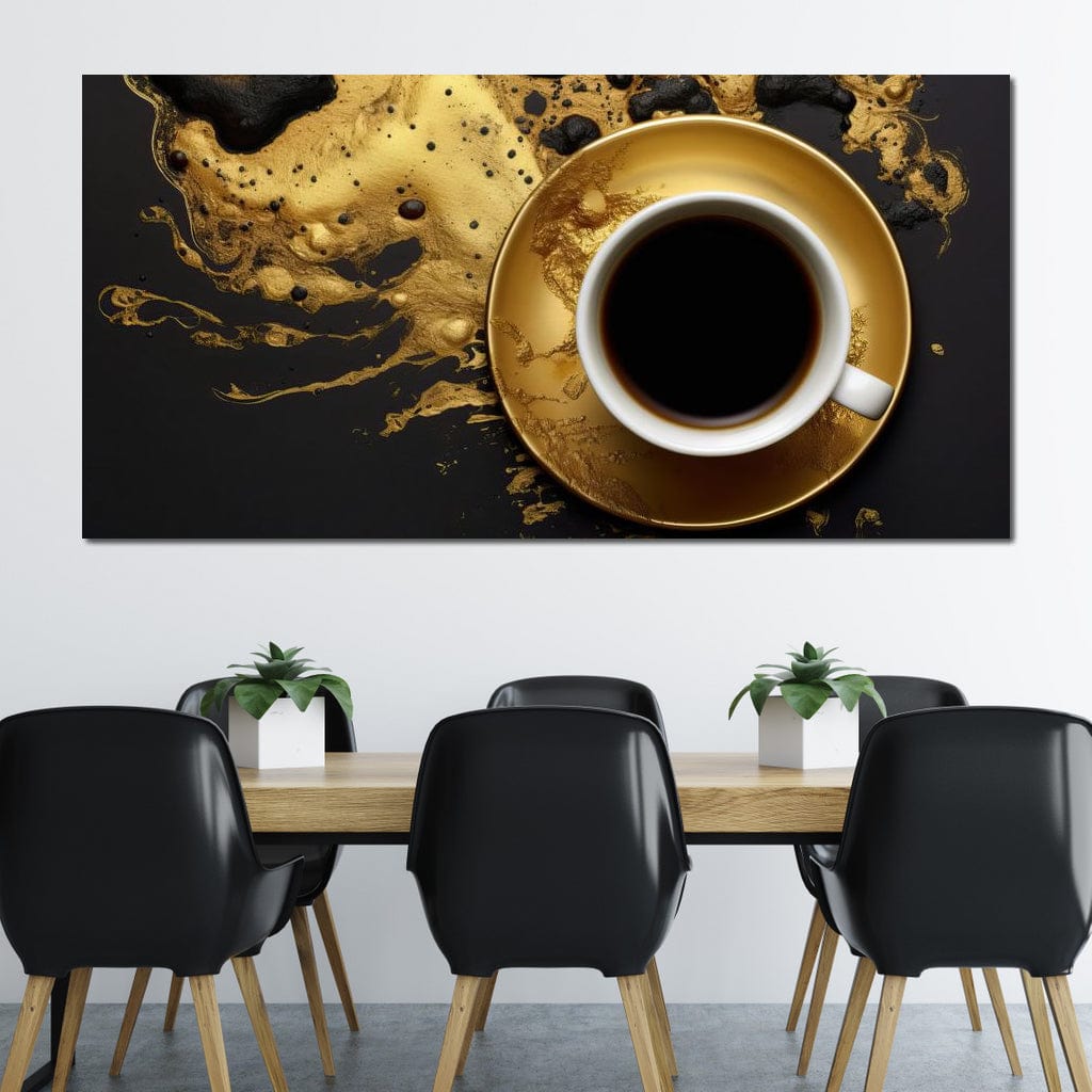 Majestic Coffee Cup Canvas Wall Art