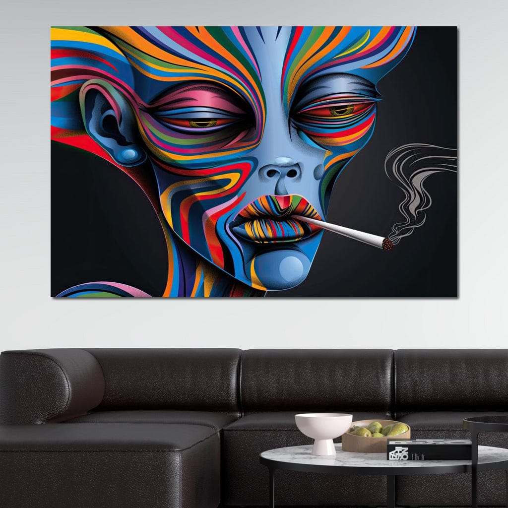 Cosmic Chillwave Canvas Wall Art