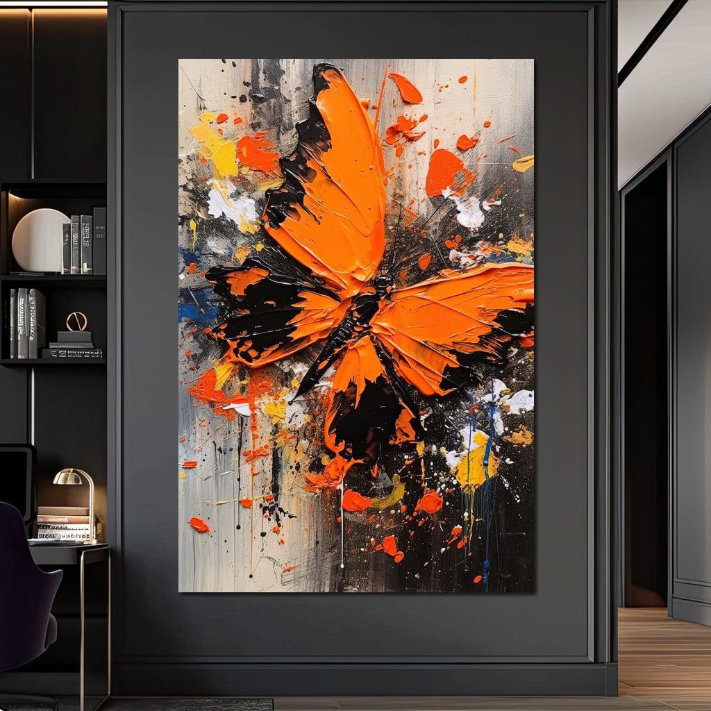 Radiant Lepidoptera Canvas Wall Art