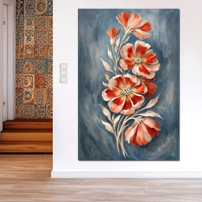 Emberlight Florals Canvas Wall Art