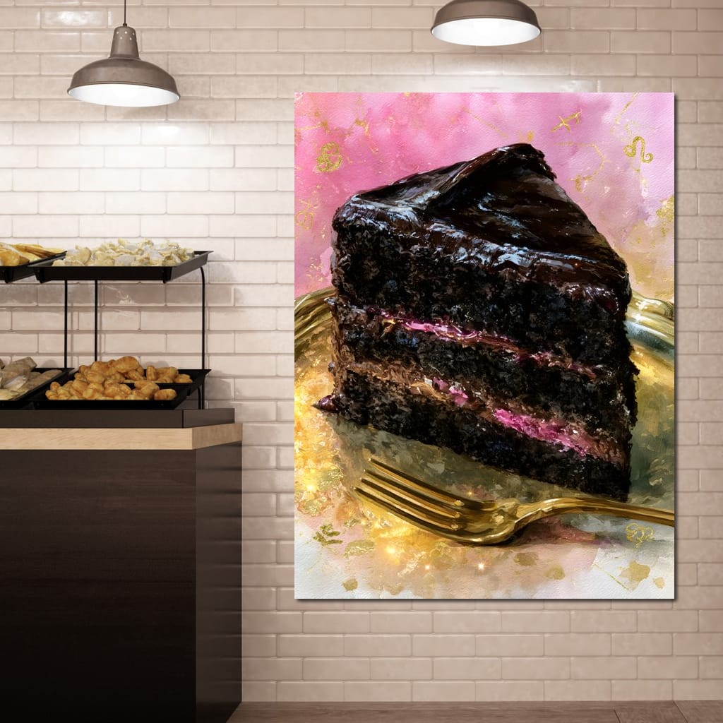 Decadent Slice Of Midnight Canvas Wall Art