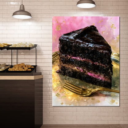 Decadent Slice Of Midnight Canvas Wall Art