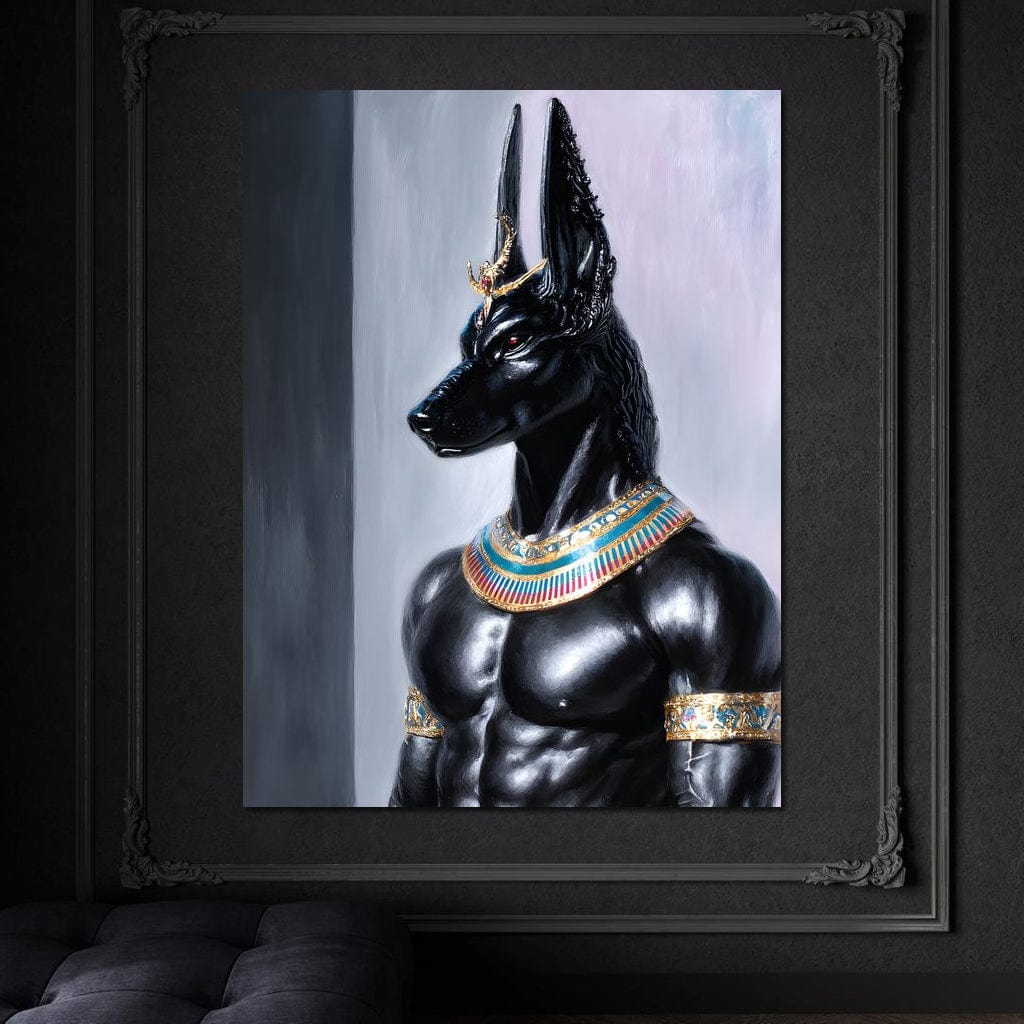 Anubis Guardian of the Pharaoh Canvas Wall Art