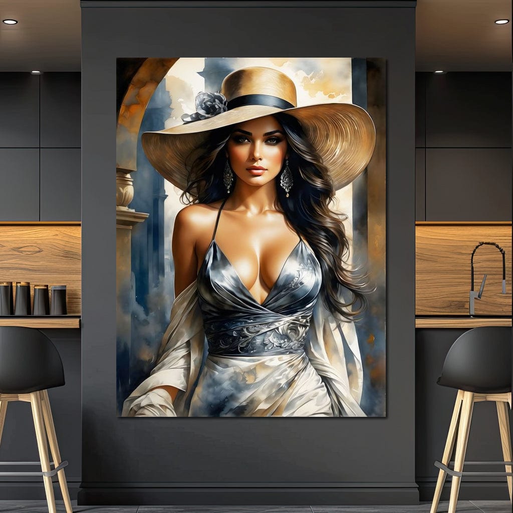 Female Portrait 285 Canvas Wall Art