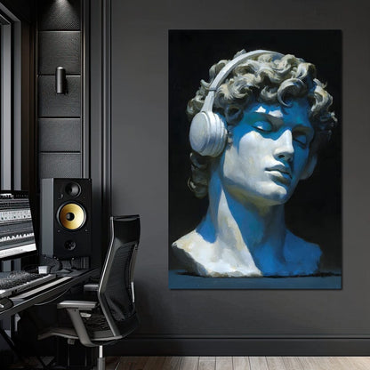 Classical Beats Repose Canvas Wall Art