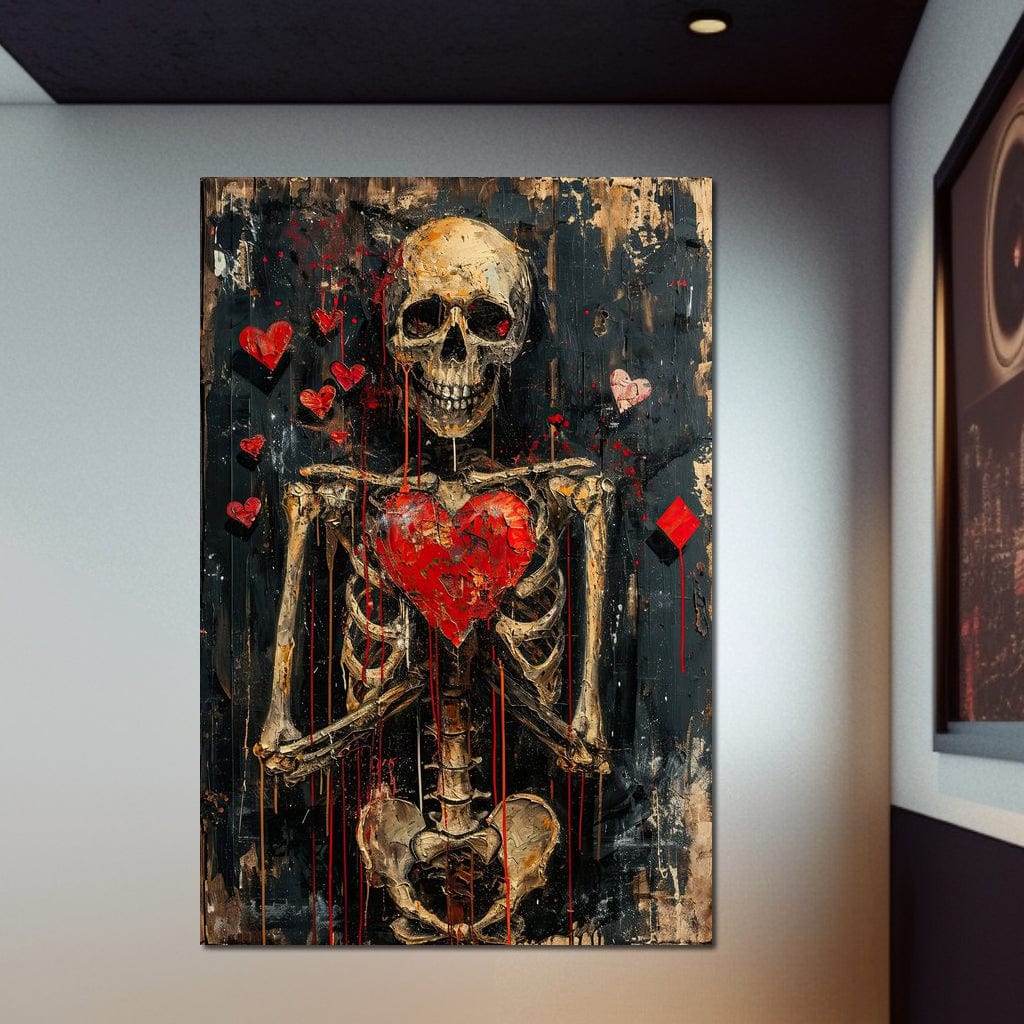 Romantic Skeleton 5 Canvas Wall Art