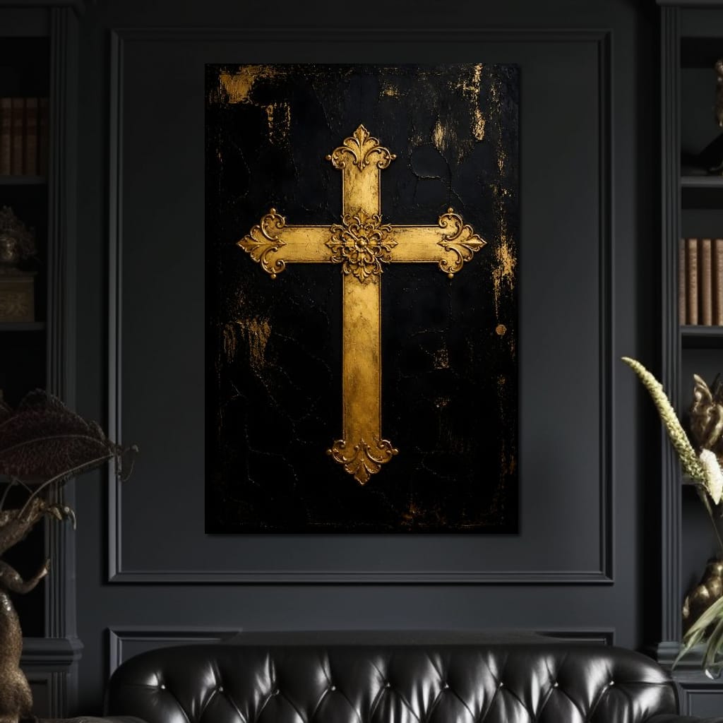 Gilded Faith Eternal Legacy Canvas Wall Art