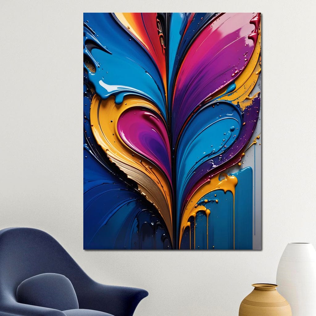 Colorful Love 02 Canvas Wall Art