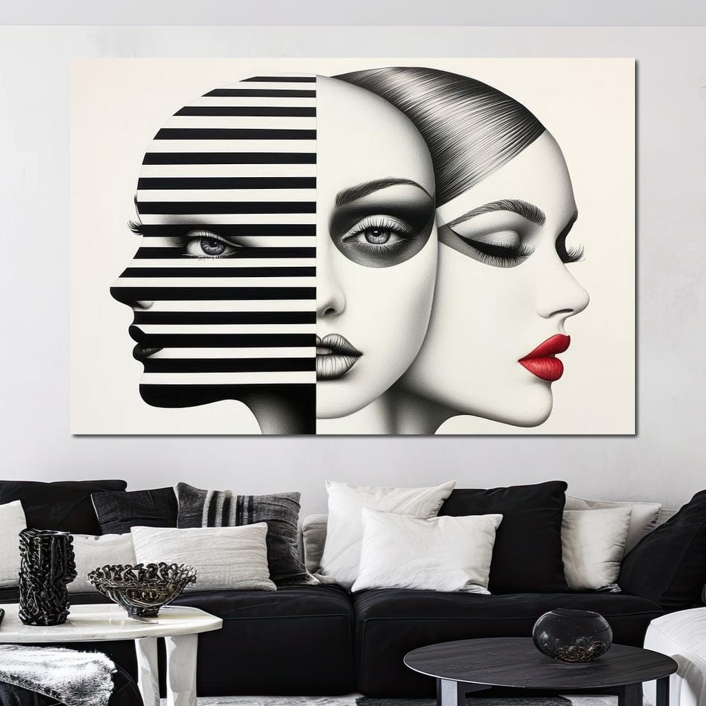 Fragments of Elegance Canvas Wall Art