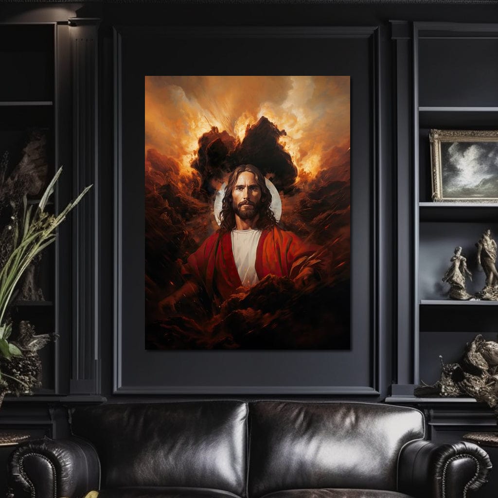 Jesus the Savior Canvas Wall Art