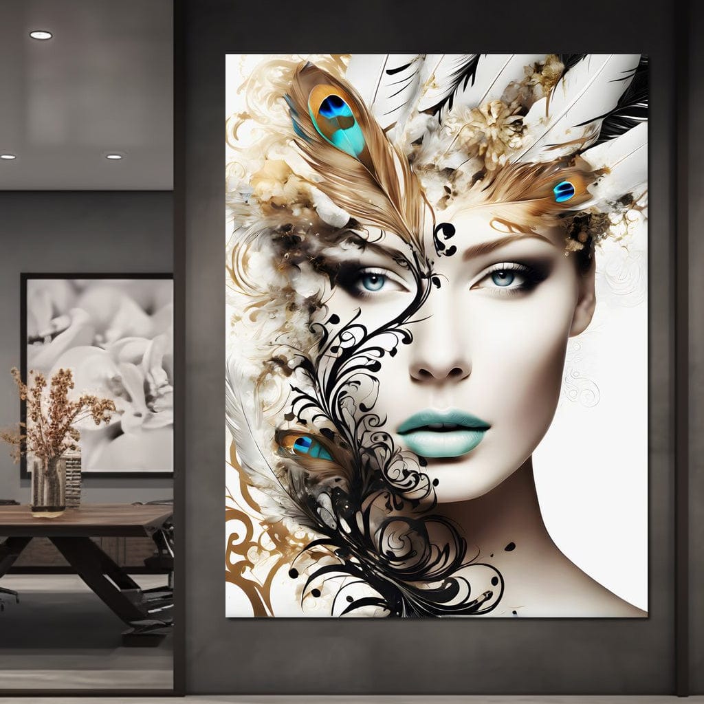 Female Portrait 138 Canvas Wall Art