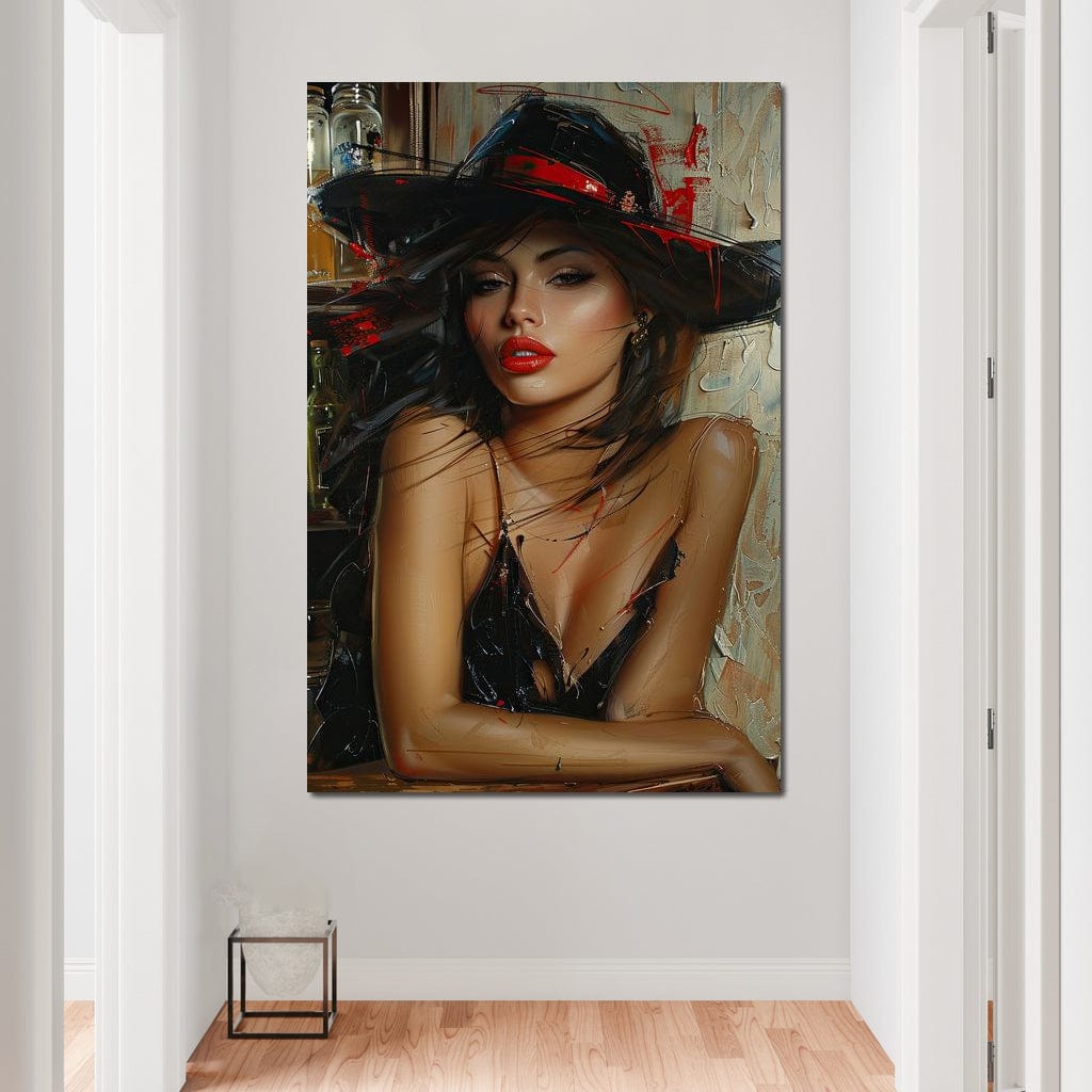 Sable Fedora Canvas Wall Art
