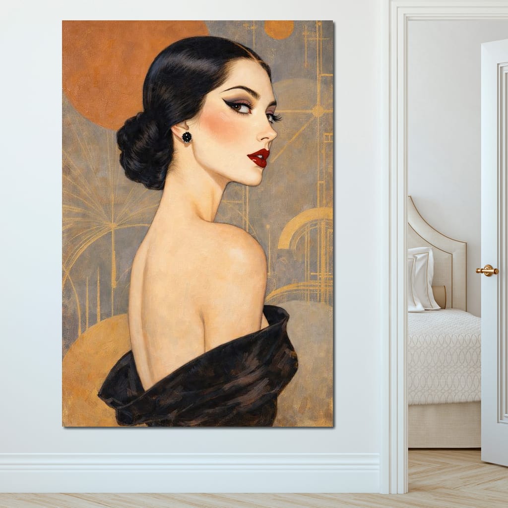 Velvet Elegance Canvas Wall Art