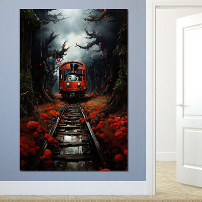 Monster Train Canvas Wall Art
