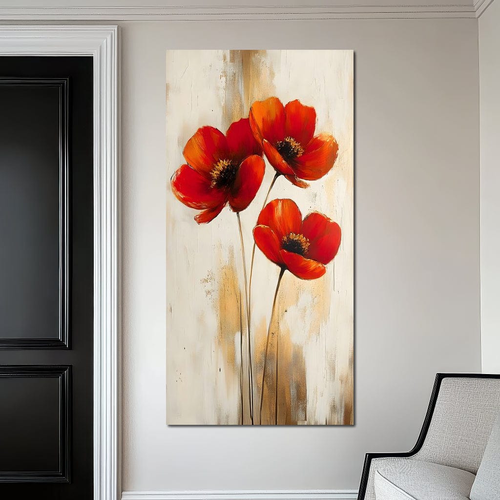 Summer Petal Dance Canvas Wall Art