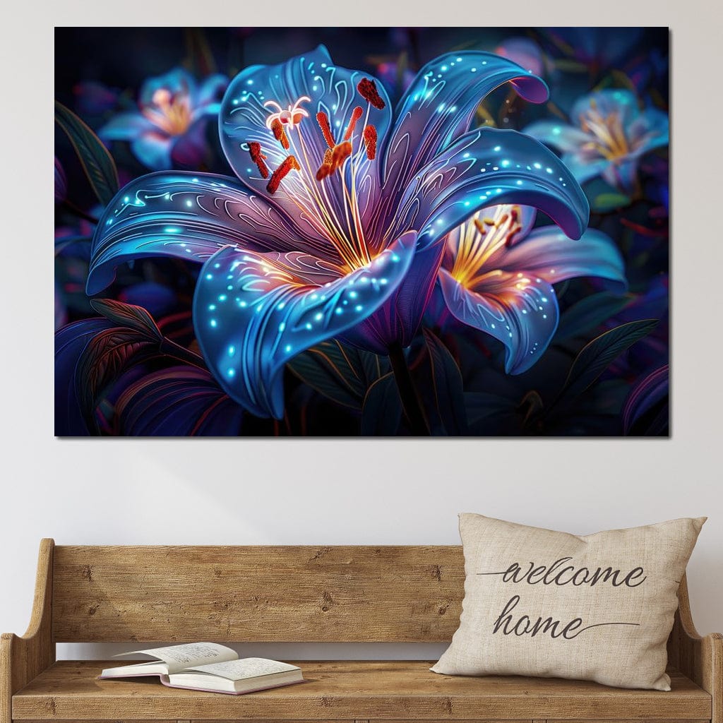 The Radiant Lilyx Canvas Wall Art