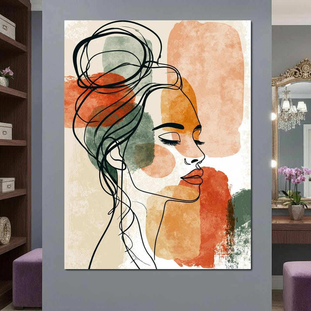 Contours of a Quiet Afternoon Canvas Wall Art
