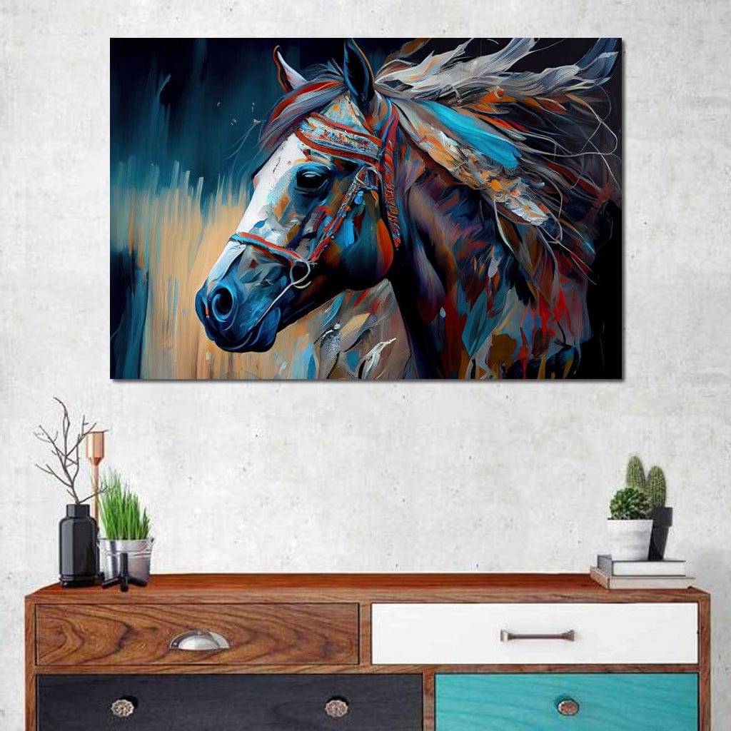 Cherokee Horse 4 Canvas Wall Art