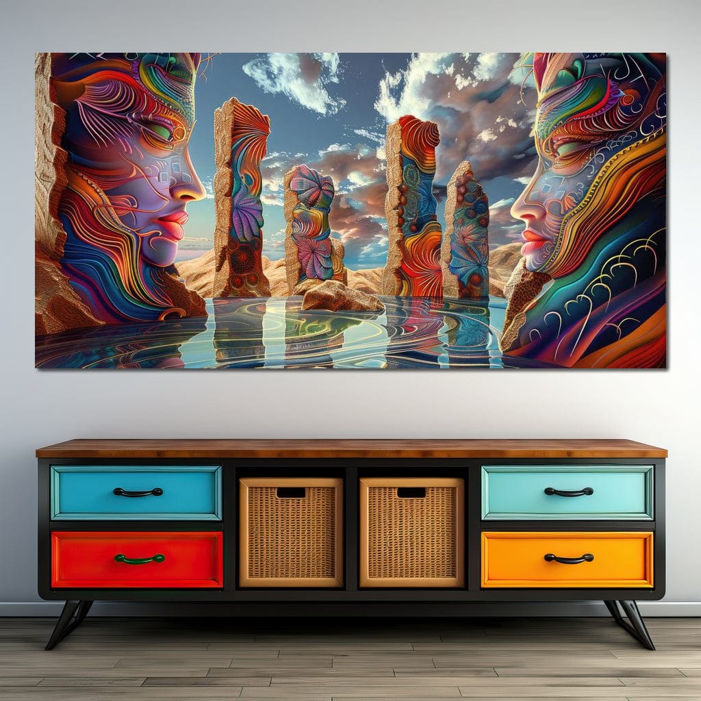The Guardians of Psychedelia Canvas Wall Art