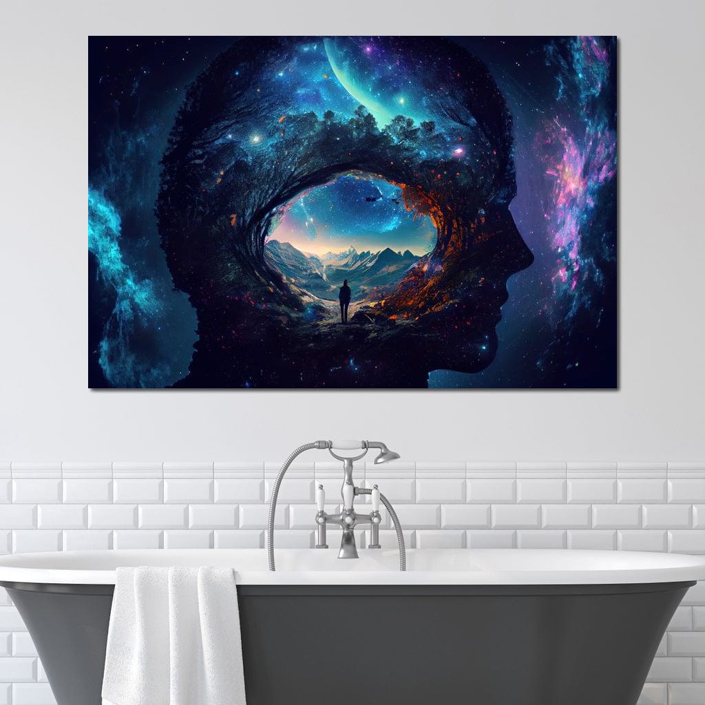 Living Inside My Head Canvas Wall Art