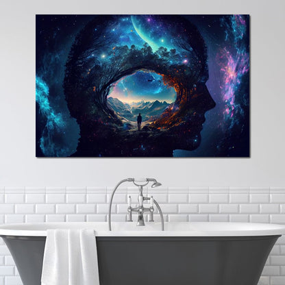 Living Inside My Head Canvas Wall Art