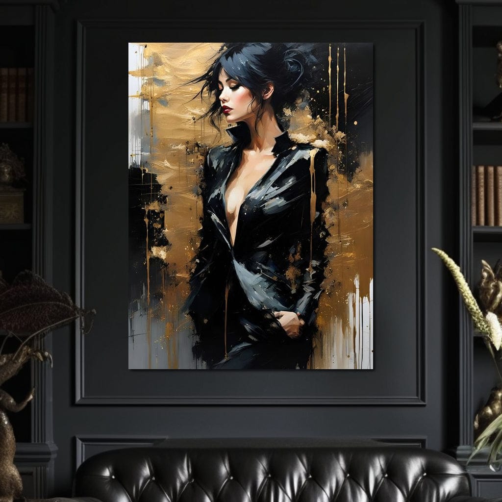 Female Portrait 0052 Canvas Wall Art