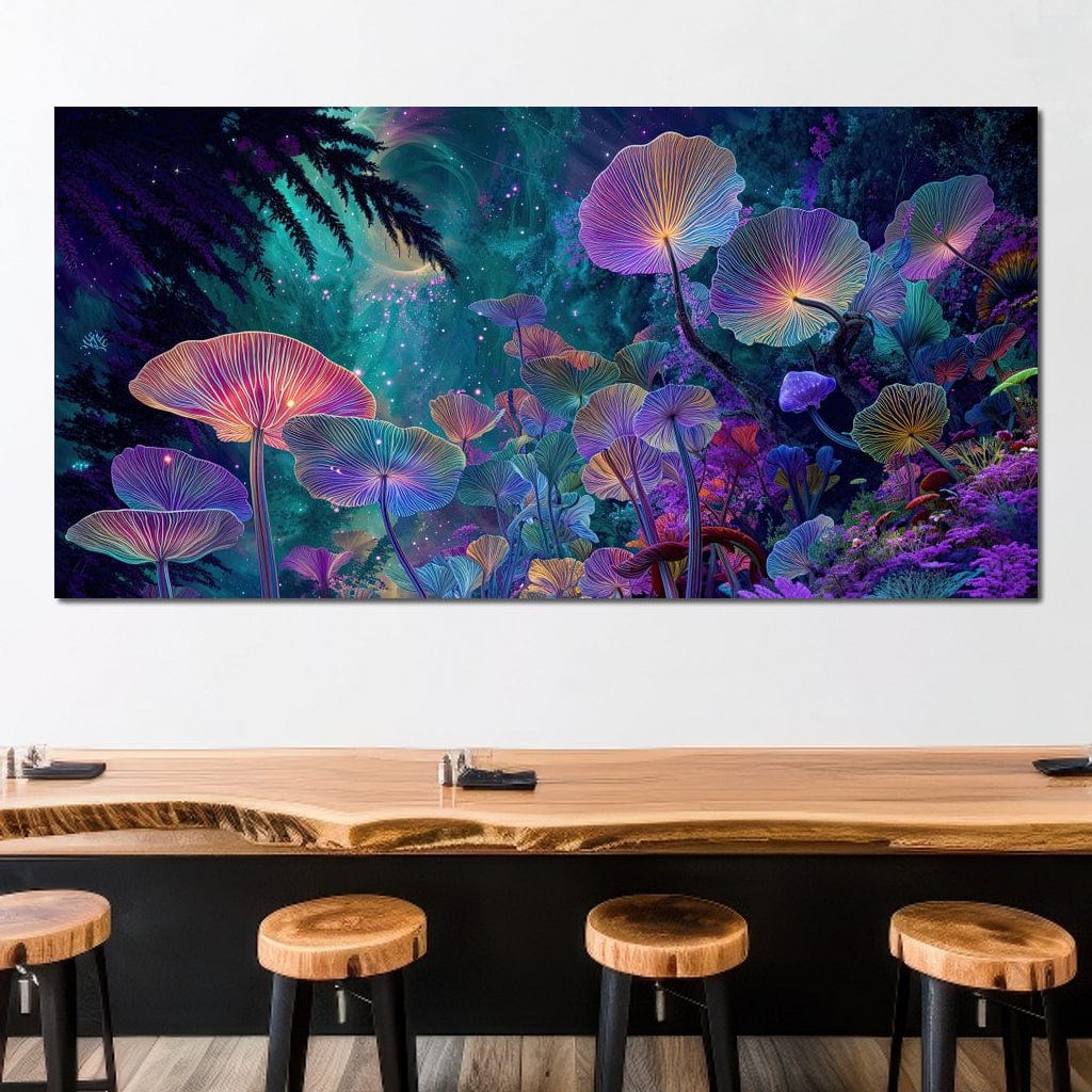 Galactic Faerie Garden Canvas Wall Art