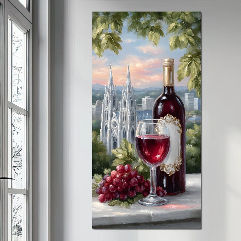 Wine Reverie Cathedral Vista Canvas Wall Art