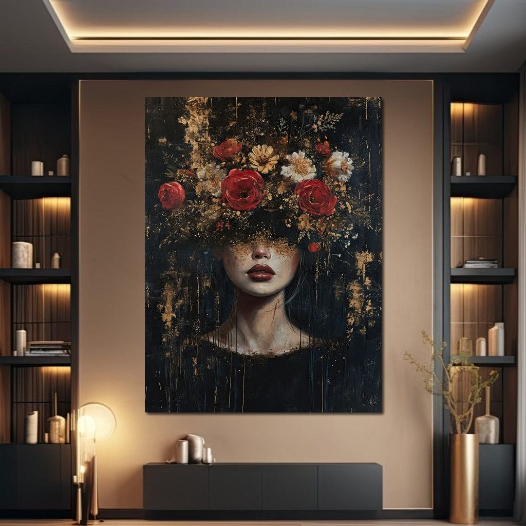 Bloom of the Nightfall Canvas Wall Art
