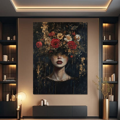 Bloom of the Nightfall Canvas Wall Art
