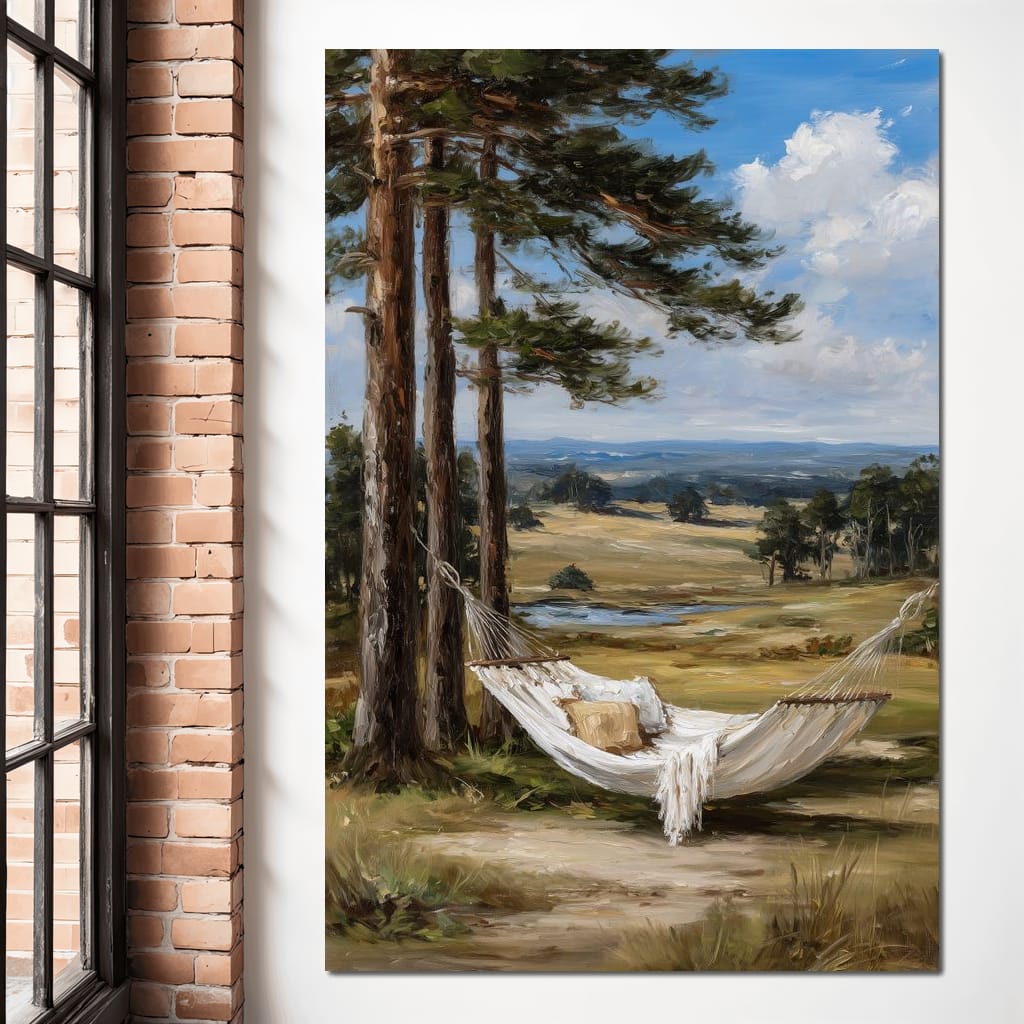 Pine Hammock Country Escape Canvas Wall Art