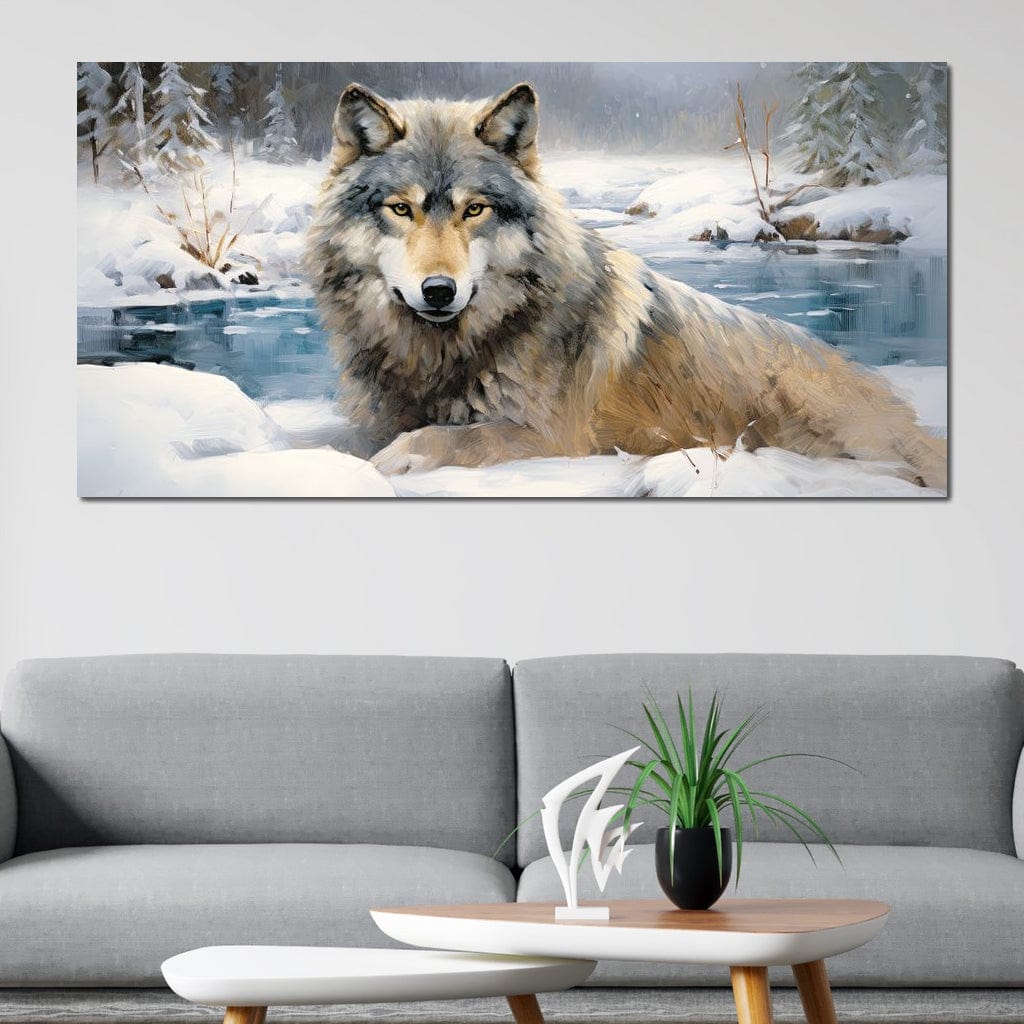 Winters Majestic Guardian Canvas Wall Art