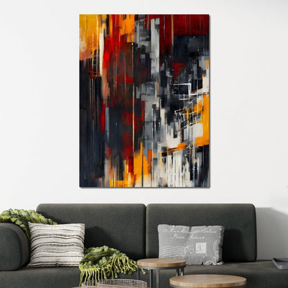 Urban Labyrinth Canvas Wall Art